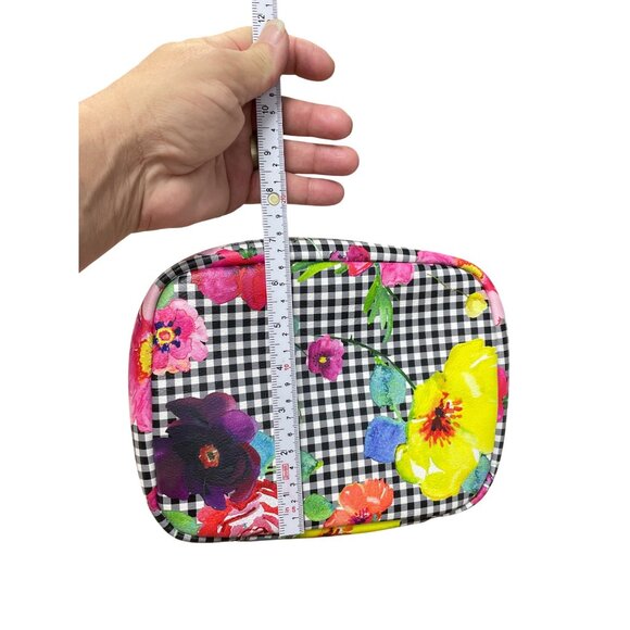 Betsey Johnson Wms floral cosmetic carrier bow Handbag SKU 9523 - Picture 8 of 14